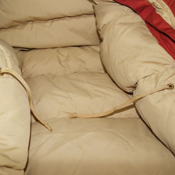 Vintage Trailwise Berkeley CA Mens Puffer Down Jacket Size Medium Rust-Orange - Picture 10 of 13